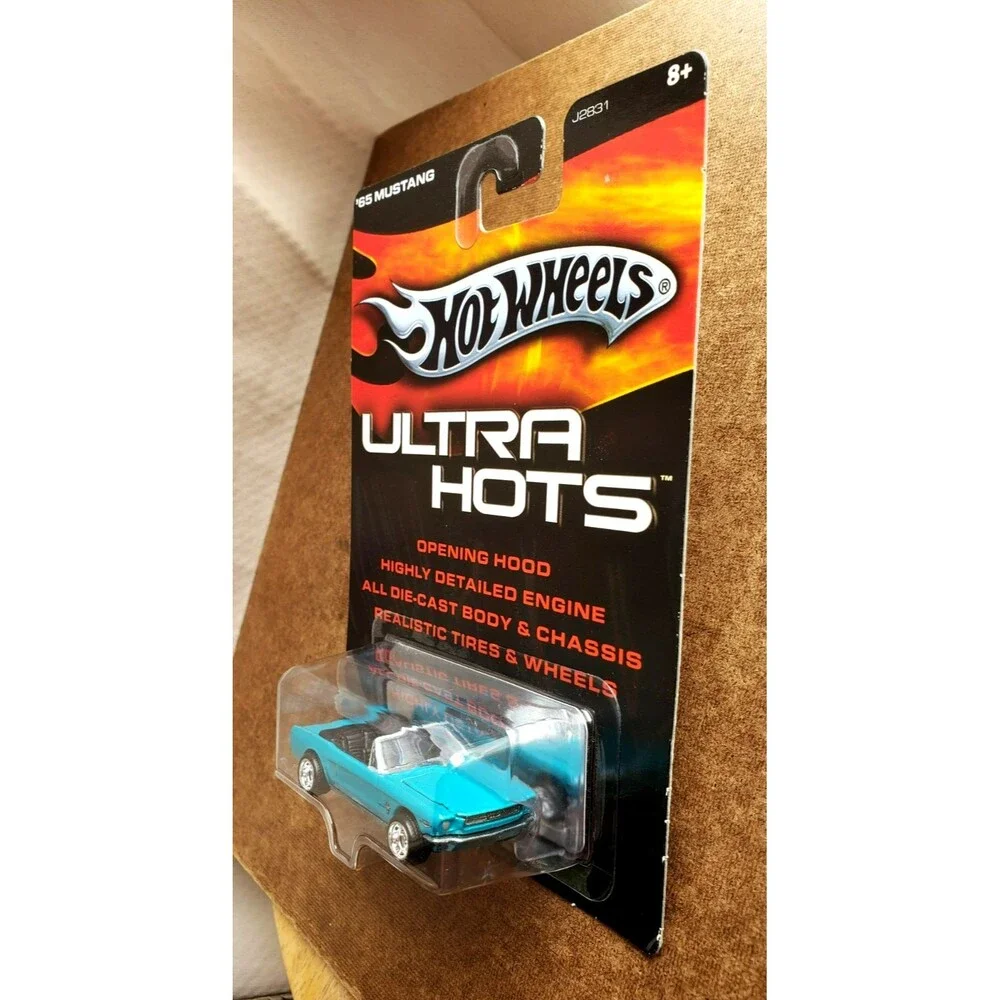 2006 Hot Wheels '65 MUSTANG FORD Teal ULTRA HOTS SERIES REAL RIDERS! 1:64 J2831